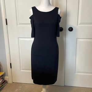 Vince Camuto Fitted Cold Shoulder Dress Size 6